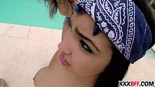 sorority teaching the noob with lesbian teen 18+ group