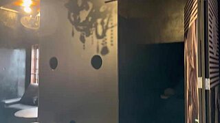 The bar with panties hanging from the ceiling features brazilian milf in a narrative.