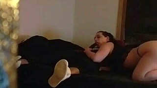 Amber has a warm mouth for rookie cameraman