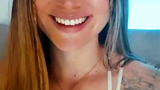 Tattoed Babe Going Crazy With Masturbation And Fingering On Webcam