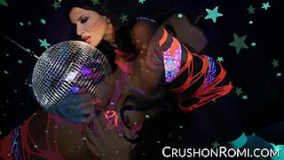 Crush girls - romi stuffing her shaved pussy with toys