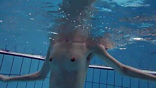 anna netrebko softcore swimming in bikini underwater teasing petite babe