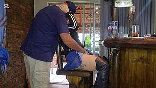 feeling the intense close up pussy fucking leading to squirting after creampie