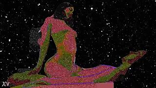 Lofi porn featuring cartoon characters in romantic sexual encounters with detailed scenes