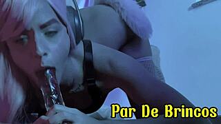 she loves playing with her pussy using an anal plug