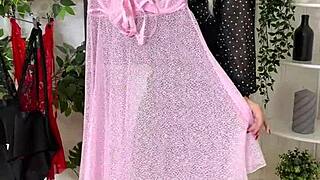 Hot teacher showcases sexy outfits in sexual wellness session