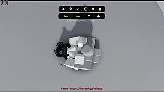 emo girl hangs out and chats in a roblox condo setting