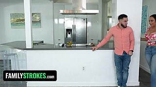 Cheating Latina Milf Seduces Stepnephew for Forbidden Cock Action