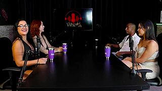 Morena twerks on the black guy, gives a blowjob after talking about moaning freely.