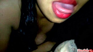 My Girlfriend Sucks Me for the First Time, Revealing She's a Goddess at Oral Sex in Homemade Latina Video