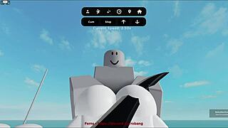 emo girl hangs out and chats in a roblox condo setting