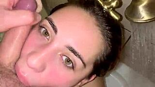 sexy girl enjoys a special shower experience