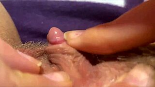 'Watch My Huge Clit Rubbing to Squirting Orgasm'