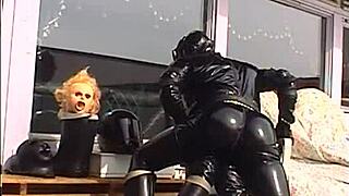 roxina in retro rubber shiny horny xxl outfit video from 2003.