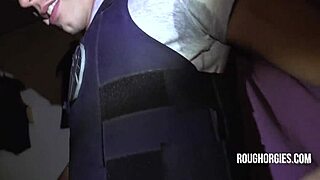 Law takes twink guard in his ass for fucking