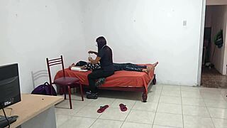 Nurse dances at patient's home