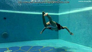 irina russaka is hot russian underwater teen 18+ in pool