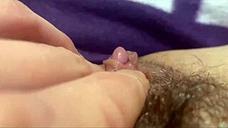 'Watch My Huge Clit Rubbing to Squirting Orgasm'