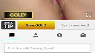 i squirt hard with my dildo