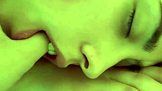 cute girl gags on deepthroat blowjob and swallows cum in early morning bdsm session