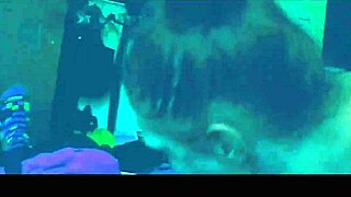 In this reality scene, she gives a sloppy blowjob to her partner