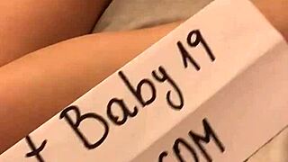 Is This Teen Touching Her Pink Pussy For You?