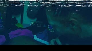 In this reality scene, she gives a sloppy blowjob to her partner