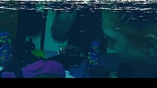 In this reality scene, she gives a sloppy blowjob to her partner