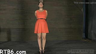 Upside Down Slut Punished With Nipple Clips!