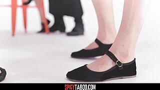 Hey, check Alison Rey, Nina North, and others in a wild white room orgy!