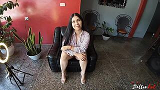 This student girl gently sucks and really loves the cum