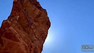 Fucking and sucking outdoors in public with big tits and cumshot