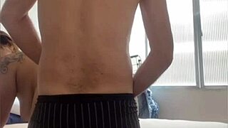 Husband Makes Wife Squirt and Cum on Tits