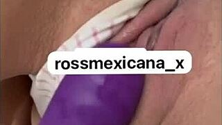 Beautiful Latina Enjoys Her Dildo Solo, Can't Stop Pleasuring Herself