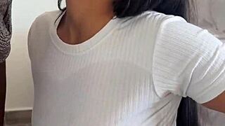 He Devours Huge Cock Deepthroat, Ball Licking Ebony Beauty