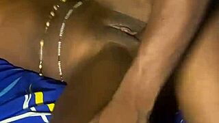 epic hardcore banging my ebony teen babe with big black cock, quickie style