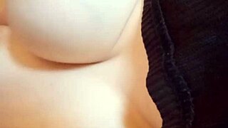 the huge-nippled slut is excited and pregnant, craving more