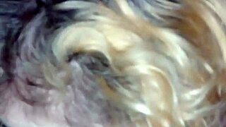 White girl playfully teases that big black cock in interracial cheating