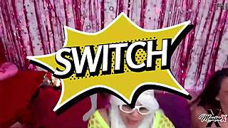 Maxine Sucks Two Cocks