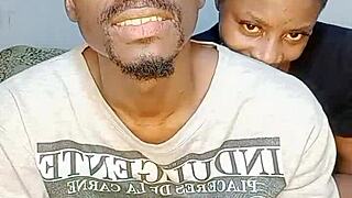 african teen gives me sloppy head cum on face