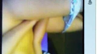 French slut Fanny toying her pussy on webcam?