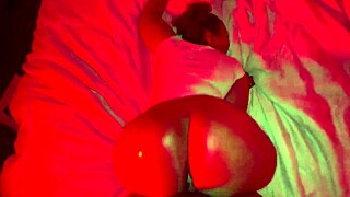 Hot ebony housewife feels curious about sucking black daddy