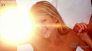 gina gerson joins a group for some rimming and ass licking fun