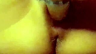 jovencita plays with huge dildo and cum