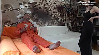 Cock hungry Britney Dutch enjoys getting banged with handjob and blowjob.