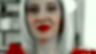 Tall Blonde Doris In Red Dress For Anal Debut