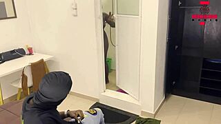 Pressing Big Boobs While Fucking Big Black Ass