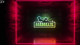 the hot latina in an intense spanking scene