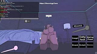 93 Roblox Porn Quickie With Big Black Cock, Brunette Riding Monster Cock In Cowgirl, Big Ass And Tits.