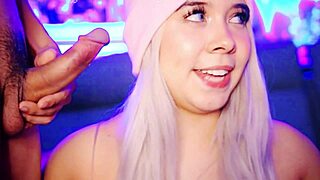 valentina the naughty blonde begs to have her mouth used by multiple cocks daily